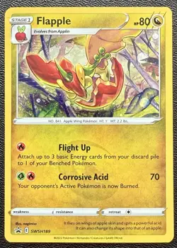 Flapple SWSH189 SWSH: Sword & Shield Promo Cards Holo Near Mint Pokemon TCG - Image 3