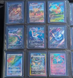 POKEMON TOPLOADER BINDER COLLECTION ALL NEAR MINT 252 CARDS - Image 1