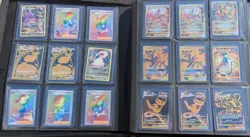 POKEMON TOPLOADER BINDER COLLECTION ALL NEAR MINT 252 CARDS - Image 2