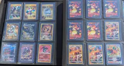 POKEMON TOPLOADER BINDER COLLECTION ALL NEAR MINT 252 CARDS - Image 3