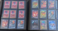 POKEMON TOPLOADER BINDER COLLECTION ALL NEAR MINT 252 CARDS - Image 4