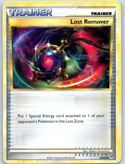 Trainer Lost Remover 2011 80/95 Uncommon Pokemon Trading Card Regular - Image 1