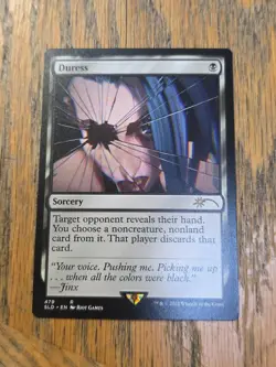 MTG 1x Duress # 479 Secret Lair Drop Modern Magic the Gathering Card x1 NM - Image 1