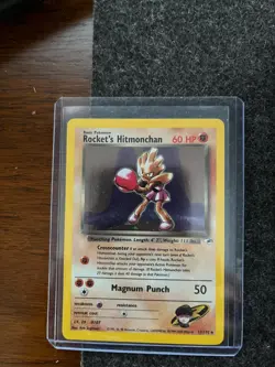 Rocket’s Hitmonchan #11/132 Gym Heroes Holo Pokemon Card - LP - Vintage 2000 - Image 2