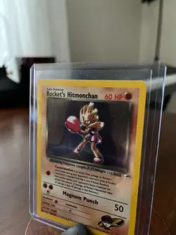 Rocket’s Hitmonchan #11/132 Gym Heroes Holo Pokemon Card - LP - Vintage 2000 - Image 3
