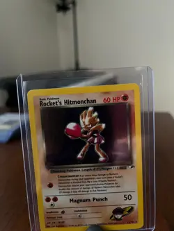 Rocket’s Hitmonchan #11/132 Gym Heroes Holo Pokemon Card - LP - Vintage 2000 - Image 4