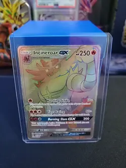 Incineroar GX Full Art Rainbow Secret Rare Card Guardians Rising #147/145 - Image 1