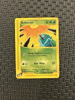 Pokemon TCG Bulbasaur Expedition Base Set Card 95/165 Regular Common - Image 1