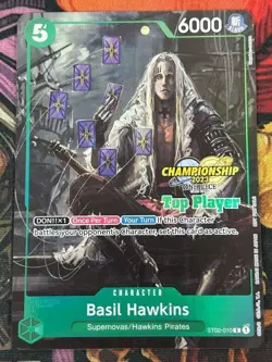 Basil Hawkins (CS 2023 Top Players Pack) - One Piece Promotion Cards (OP-PR) - Image 1