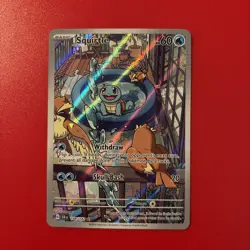 Pokemon Squirtle TCG Holo Card Sv07: Stellar Crown 148/142 - Image 1