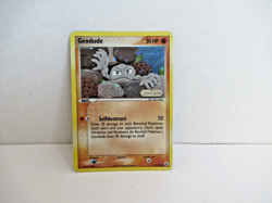 Pokemon Card - Geodude Legend Maker 53/92 Reverse Holo Stamped w/Swirl LP/NM - Image 1