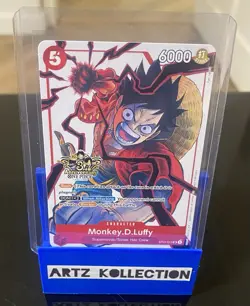 One Piece Card - Monkey D. Luffy (ST01-012) 3rd Anniversary English Alt Art - Image 1