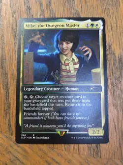 MIKE THE DUNGEON MASTER STRANGER THINKS SECRET LAIR MTG MAGIC THE GATHERING - Image 1