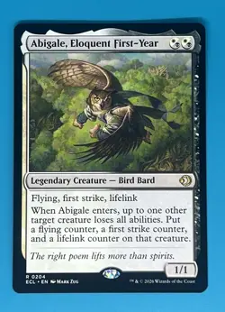 Abigale, Eloquent First-Year Lorwyn Eclipsed Regular - Image 1