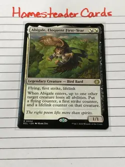 Abigale, Eloquent First-Year Lorwyn Eclipsed Regular #204 MTG (jr) Magic - Image 1
