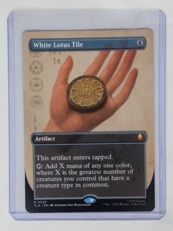 White Lotus Tile -Borderless Mythic Rare #330 - NM - MTG TLA The Last Airbender - Image 1