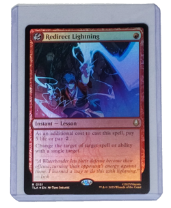 Redirect Lightning - Foil Rare #151 - NM - MTG TLA Avatar The Last Airbender - Image 1