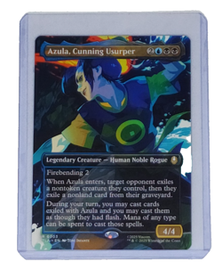 Azula, Cunning Usurper- Borderless Foil Rare -#303 NM - MTG TLA Avatar - Image 1