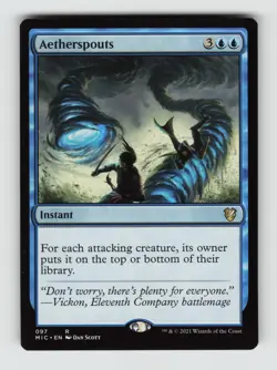 Aetherspouts*Non-Foil* Commander: Innistrad: Midnight Hunt 97 NM - Image 1