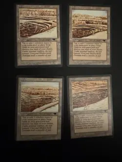 MTG Strip Mine Antiquities Set Of Four Mint Condition Never Played - Image 1