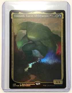 Omnath, Locus of Creation Full Art Foil Store Championship Promo NM 2022 - Image 1