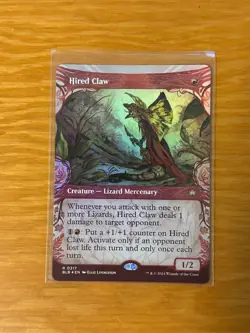 Hired Claw - Bloomburrow BLB - MTG Foil Showcase - Image 1