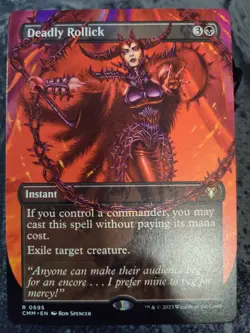 Deadly Rollick (Borderless) Commander Masters Regular - Image 1
