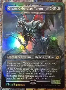 Gigan, Cyberclaw Terror Gyruda, Doom of Depths #384 MTG FOIL - Image 1