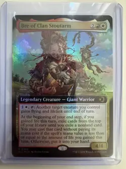 Bre of Clan Stoutarm FOIL Extended Art #0369 Lorwyn Eclipsed ECL MTG Rare ENG NM - Image 1