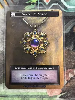 Amulet of Niniane FOIL Unique Arthurian Legends Sorcery - Image 1