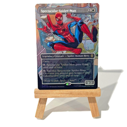 Spectacular Spider-Man R 0014 [Borderless] HOLO | MTG: Marvel's Spider-Man | NM - Image 1