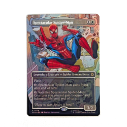 Spectacular Spider-Man R 0014 [Borderless] HOLO | MTG: Marvel's Spider-Man | NM - Image 3