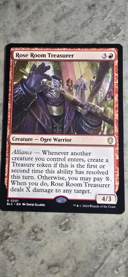 Rose Room Treasurer Commander: Bloomburrow Regular Creature Rare MTG NM - Image 1