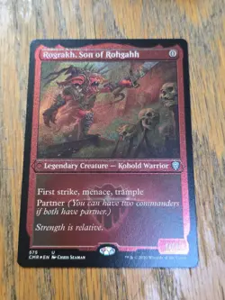 Rograkh, Son of Rohgahh (Foil Etched) Commander Legends Foil - Image 1