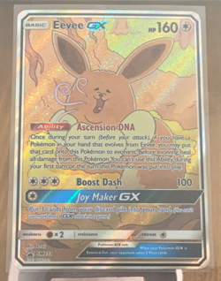 Pokemon TCG Eevee GX SM233 Full Art Black Star Promo Sun & Moon NM - Image 1