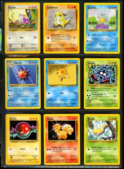 1999 Pokemon BASE SET Unlimited Edition COMPLETE Non Holo COMMON Cards Lot NM - Image 4