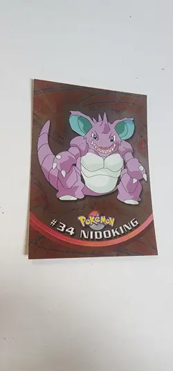 2000 Pokemon Topps Chrome Foil Nidoking #34 - Image 2