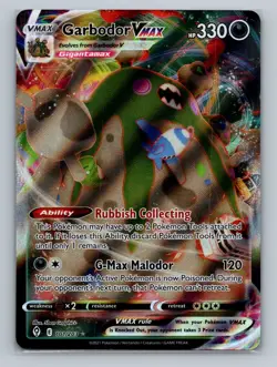 Pokemon SWSH07: Evolving Skies #101/203 Garbodor VMAX - Image 1