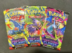 3 Pokemon Phantasmal Flames Booster packs - Image 1