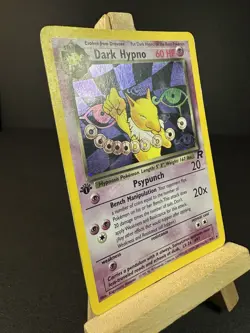 1st edition Dark Hypno 9/82 1st Edition Holo Rare Team Rocket Pokemon TCG LP/MP - Image 3