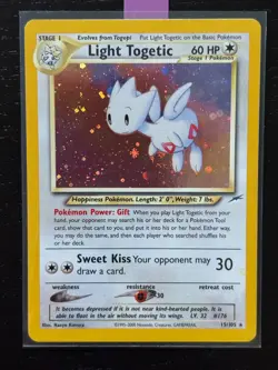 Vintage Pokemon TCG- Holo Light Togetic 15/105 Neo Destiny - Image 1