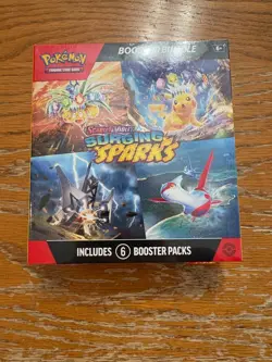 Pokemon TCG: S&V Surging Sparks Sealed Booster Bundle 6 Packs - READ DESC - Image 1