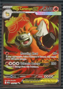 2025 Pokemon MEG EN-Mega Evolutions #156 Mega Camerupt ex UR - Image 1