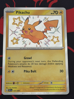 ⚡Pokemon TCG: Pikachu Baby Shiny - 131/091 - Paldean Fates - NM+⚡ - Image 2