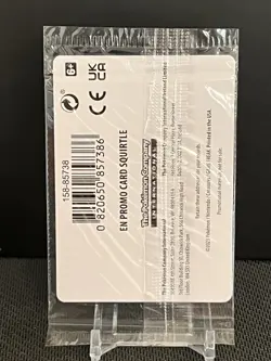 SQUIRTLE 007/165 Stamped Promo (Pokemon Center Preorder Exclusive) SEALED - Image 2
