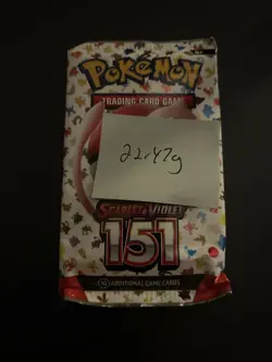Very Heavy! 22.47 Gram Pokemon 151 Booster Pack Weighed Sealed - Image 4