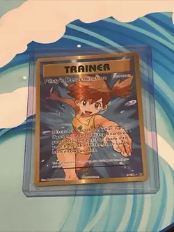 Pokemon Misty's Determination Trainer Full Art Foil 108/108 Evolutions - Image 1