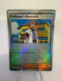 Professor's Research (Professor Oak) 22/131 Poke Ball Pattern Holo Pokemon - Image 1