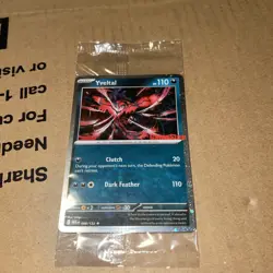 Pokemon Cosmos Holo Yveltal 088/132 GameStop Stamped Mega Evolution Promo SEALED - Image 2