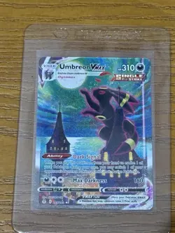 Pokemon TCG Umbreon VMAX Evolving Skies Alt Art Moonbreon NM 215/203 - Image 1
